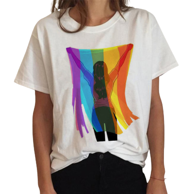 Colorful LGBT flag t-shirt