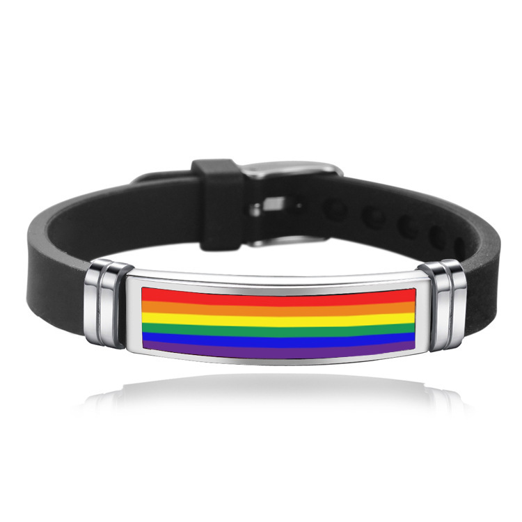 Gay Pride Rainbow Wristband