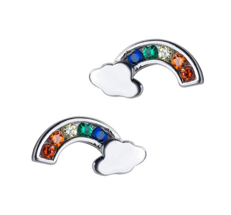 Pride zirconia earrings