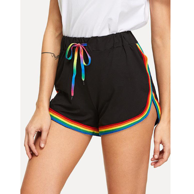 Rainbow lgbt pride shorts