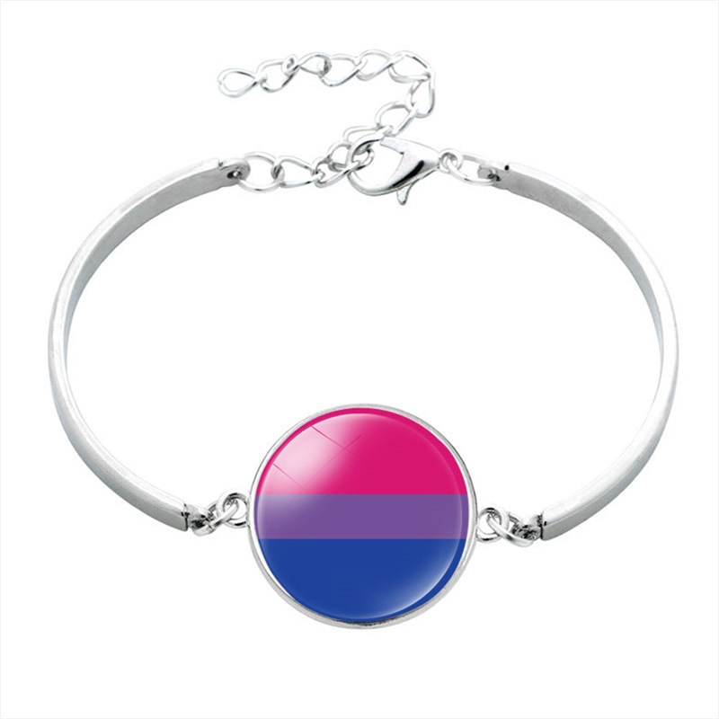 Bisexual Flag bracelet Medal