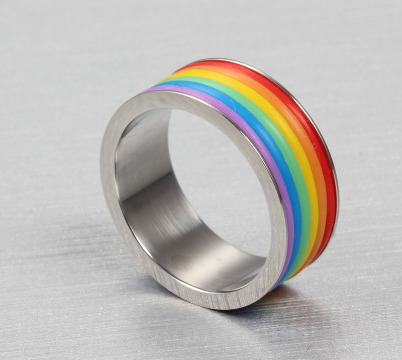 Rainbow LGBT ring