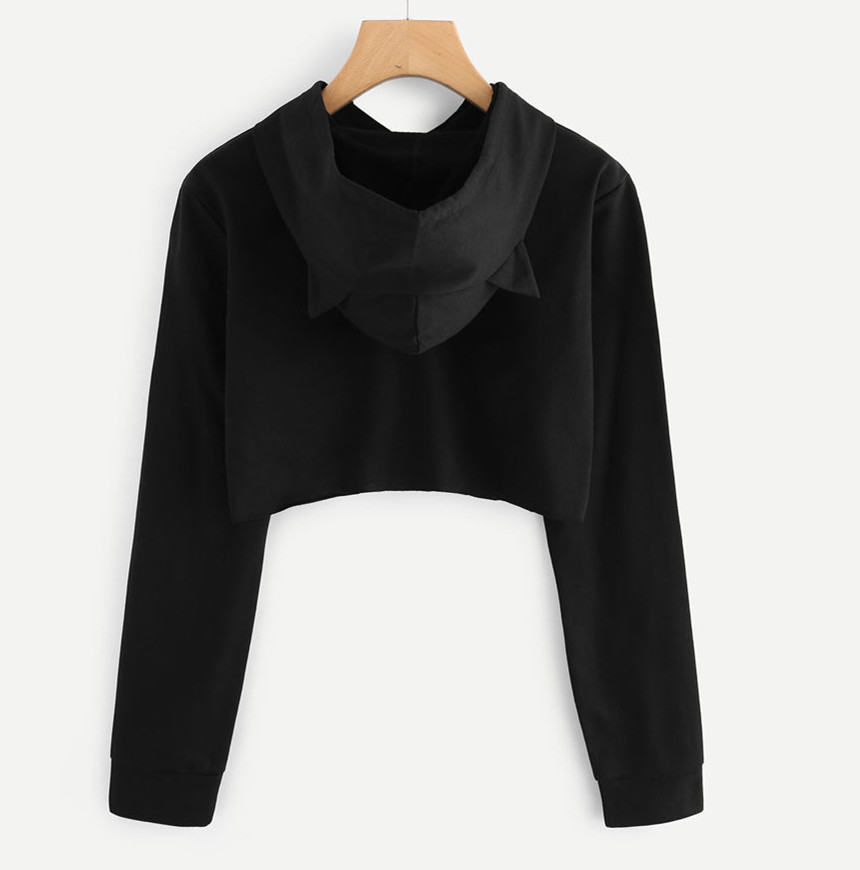 LGBT cat ear hooded sweatshirt