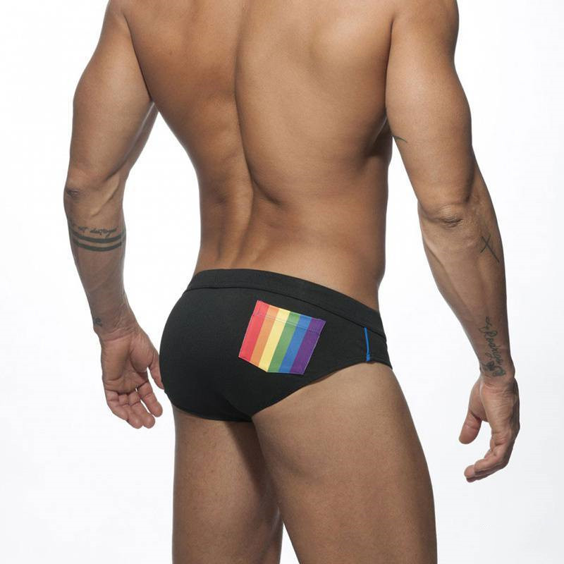 LGBT Rainbow Swim Briefs