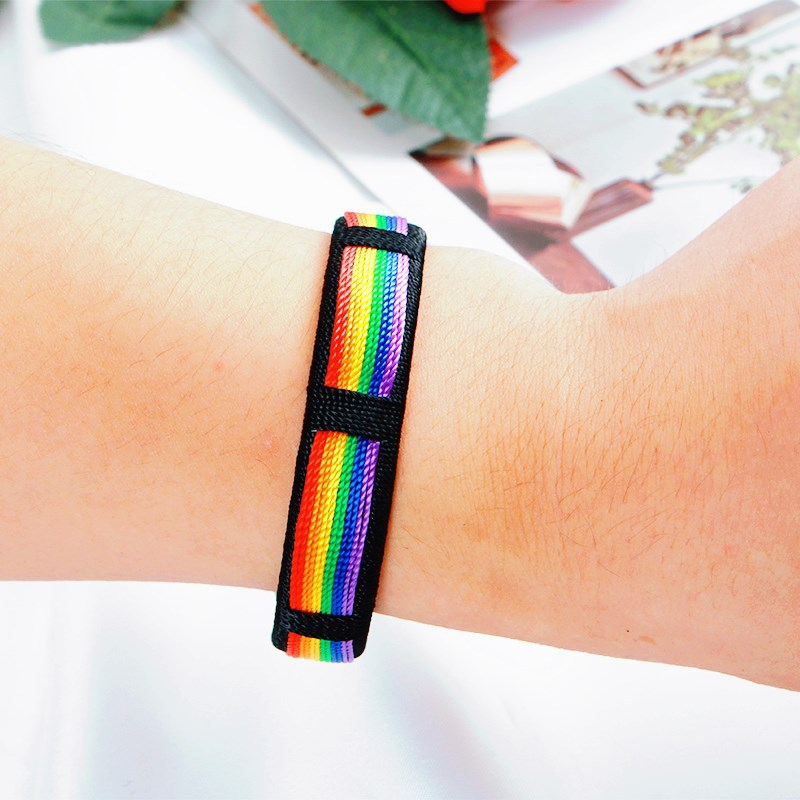 LGBT bracelet Nylon