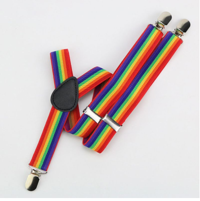Gay Pride Suspenders LGBT - PRIDE-SHOP LGBTQIA