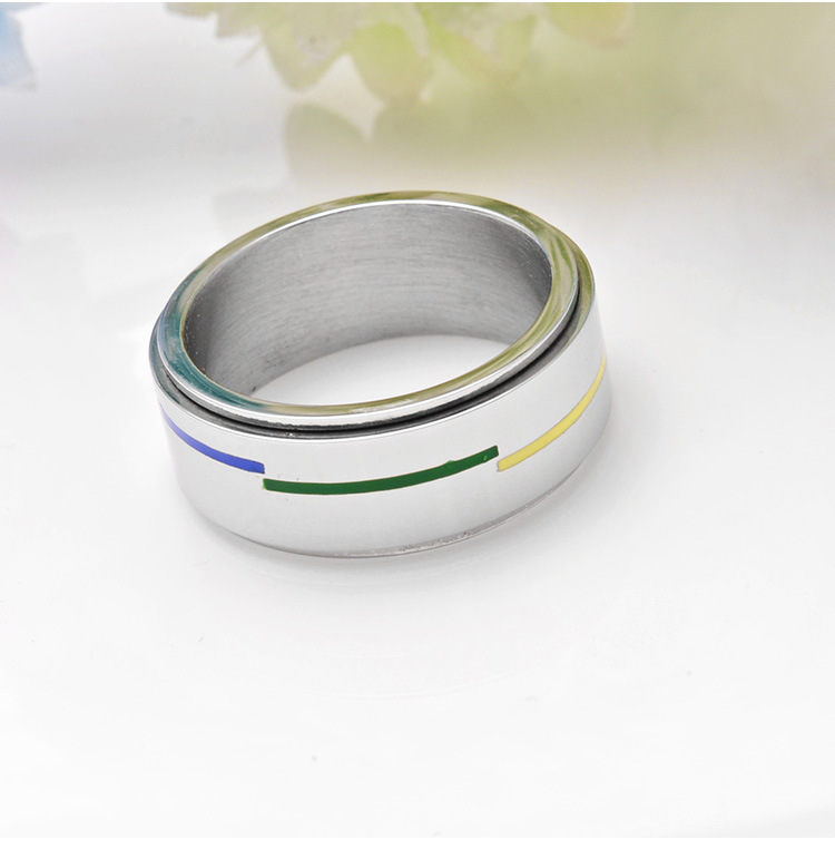 Rainbow Rotating Ring