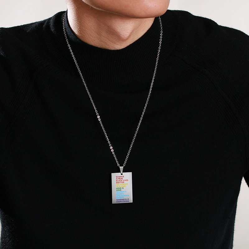 LGBT acceptance necklace