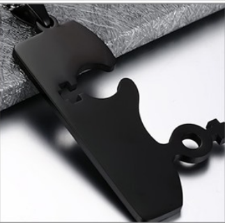 Stainless Steel Gay Puzzle Pendant Necklaces