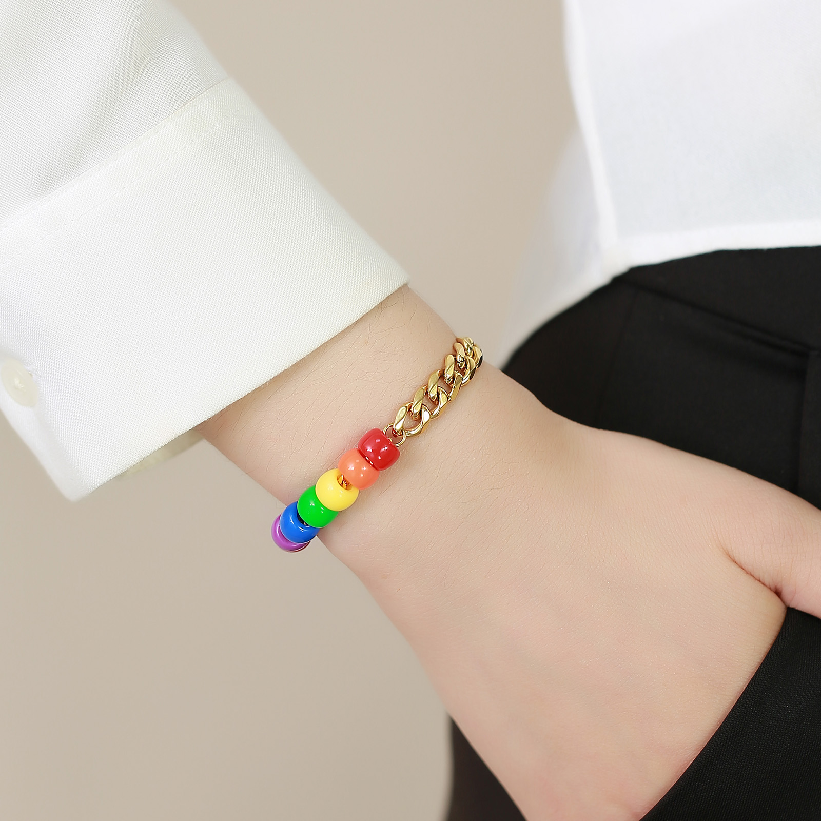 LGBT bead bracelet