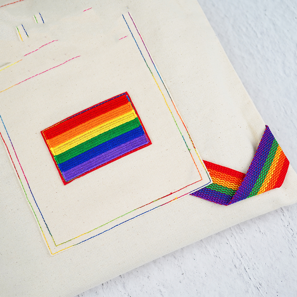 Rainbow Cloth Shoulder Bag