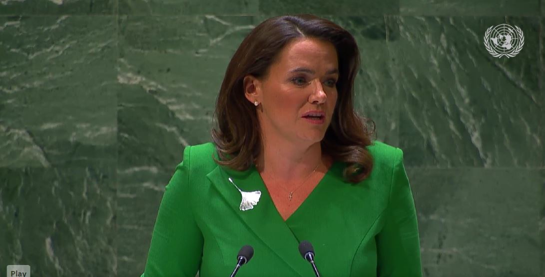 Katalin Novak UN General Assembly anti-family