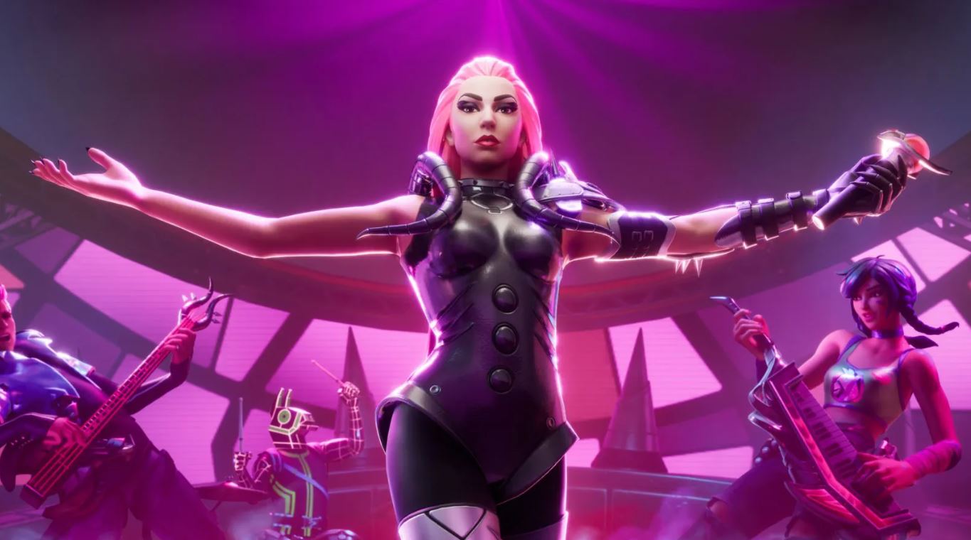 Lady Gaga in Fortnite Concert