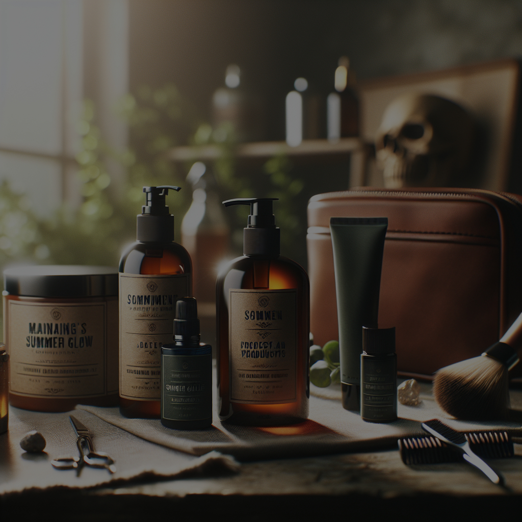 Top 5 Men's Grooming Products to Maintain a Summer Glow