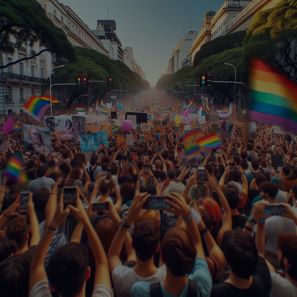 Huge Pride March in Buenos Aires Protests Milei's Policies
